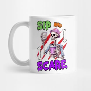 Sip and Scare - Coffee Skeleton Mug